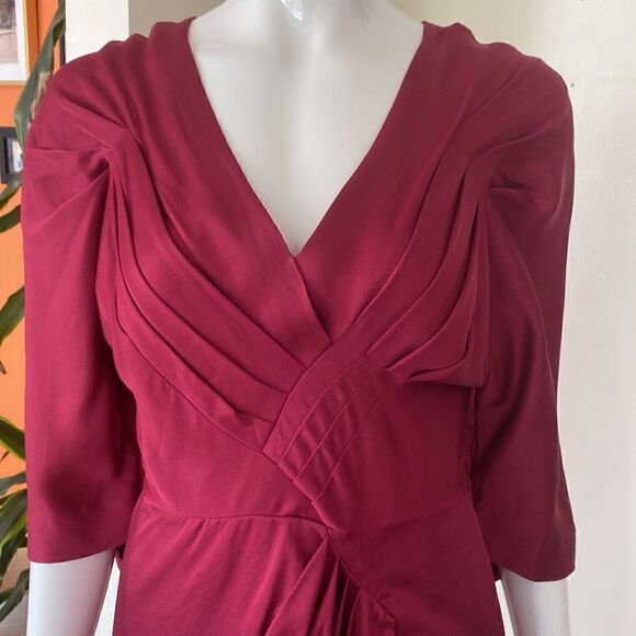 BCBGMAXAZRIA Runway Berry Pink Mini Dress Size 2 - Picture 4 of 12